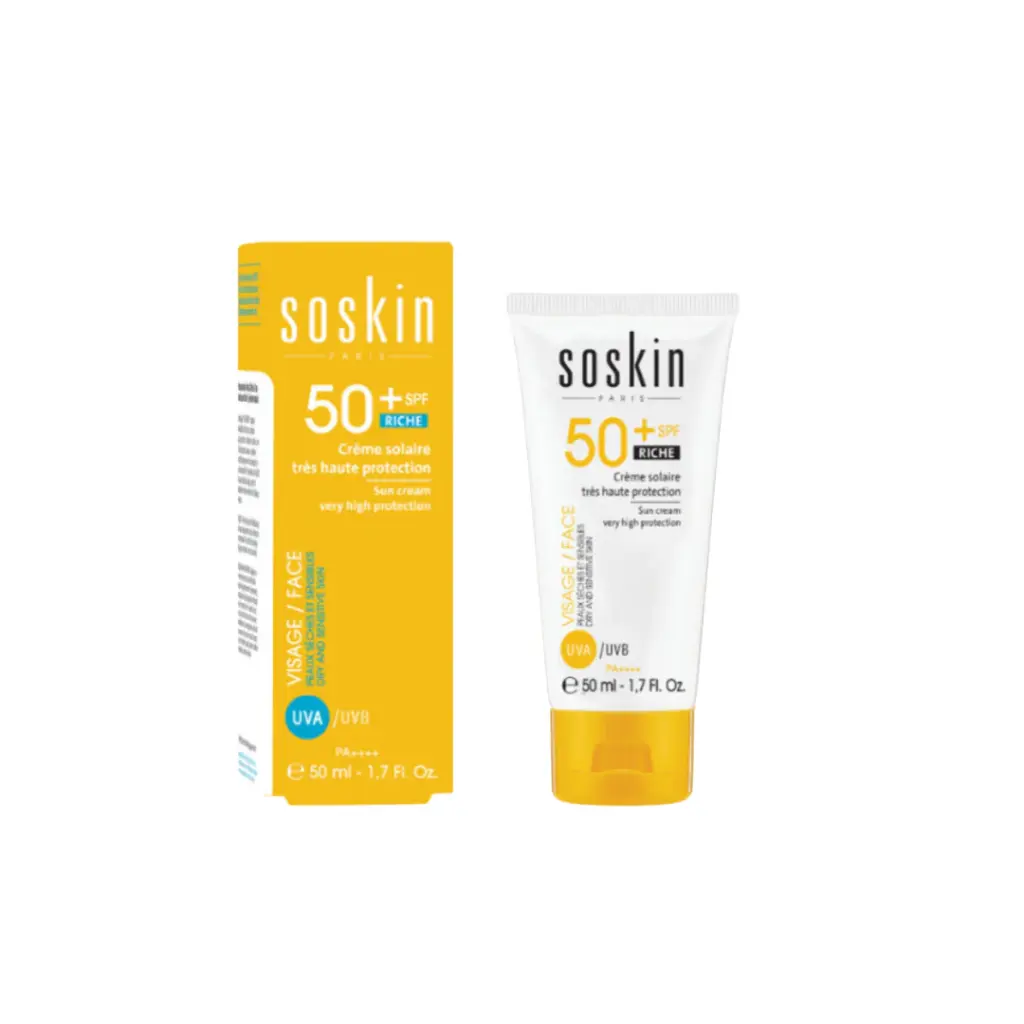 Soskin Sun Cream Very High Protection SPF50 Water Resistant Rich - 50ml