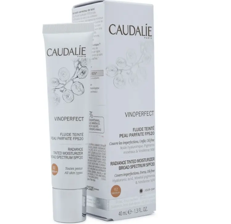 Caudalie Vinoperfect Radiance Day Tinted Medium Fluid SPF20 - 40ml