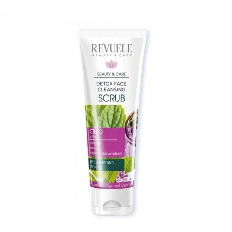 Revuele Detox Face Cleansing Scrub Cryo - Recovery and Toning - 80ml