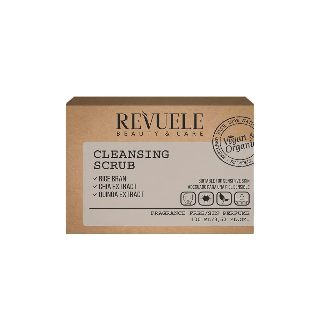 Revuele Vegan & Organic Cleansing Scrub - 100ml