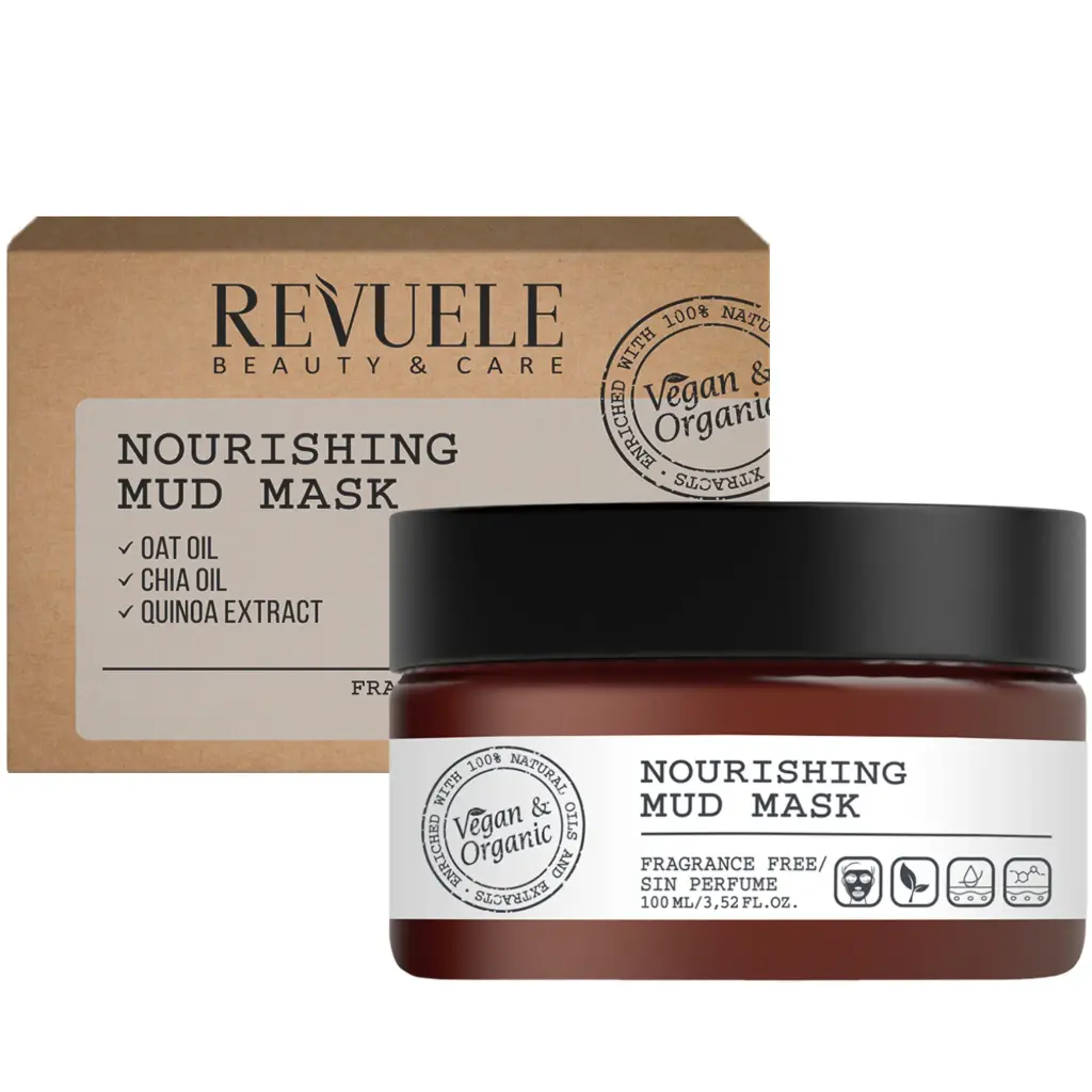Revuele Vegan & Organic Nourishing Mud Mask - 100ml