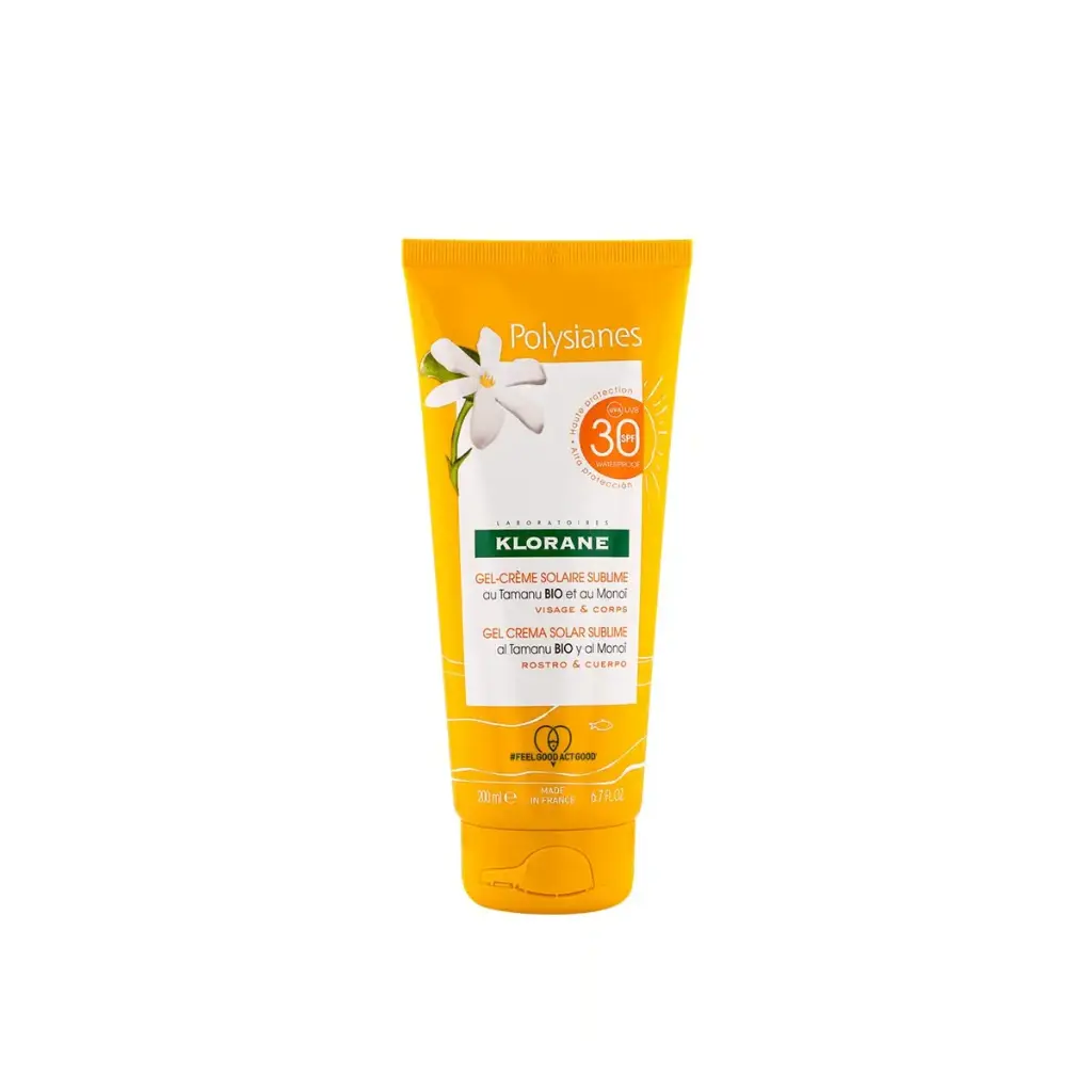 Klorane Polysianes Solar Sublime Gel Cream SPF30 - 200ml