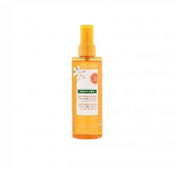 Klorane Polysianes Solar Body and Hair Dry Oil SPF30 - 200ml