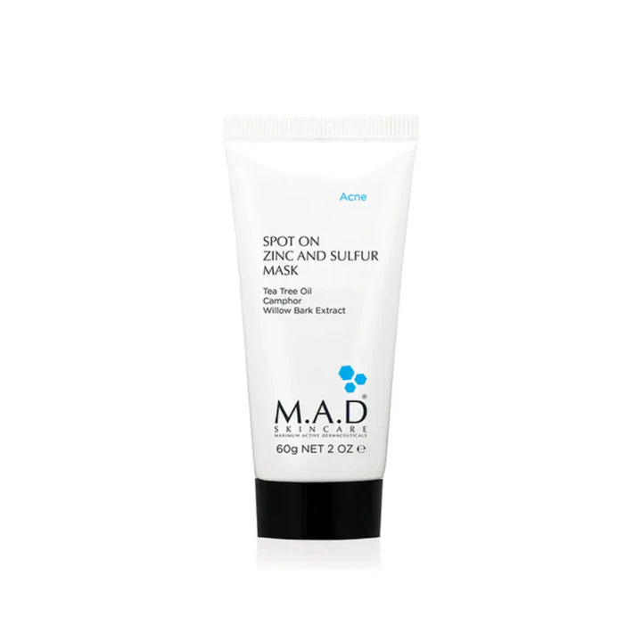 M.A.D Spot On Zinc and Sulfur Mask - 60g