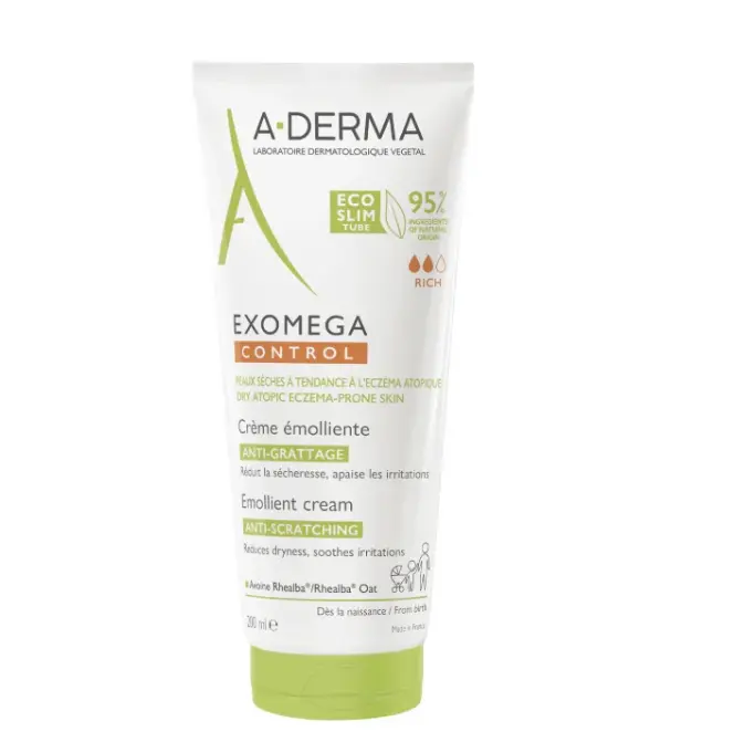 A-Derma Exomega Control Emollient Cream - 200ml
