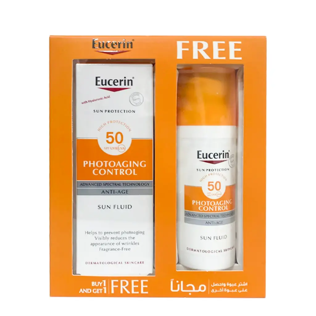 Eucerin Duo Pack Photoaging Control Fluid SPF50 - 50ml + 50ml