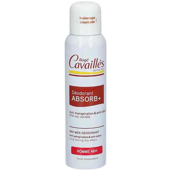 Roge Cavailles Deodorant Absorb+ Men 48h Spray - 150ml