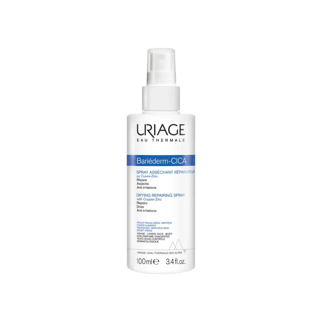 Uriage BARIEDERM CICA Drying Repairing Spray with Copper-Zinc - 100ml
