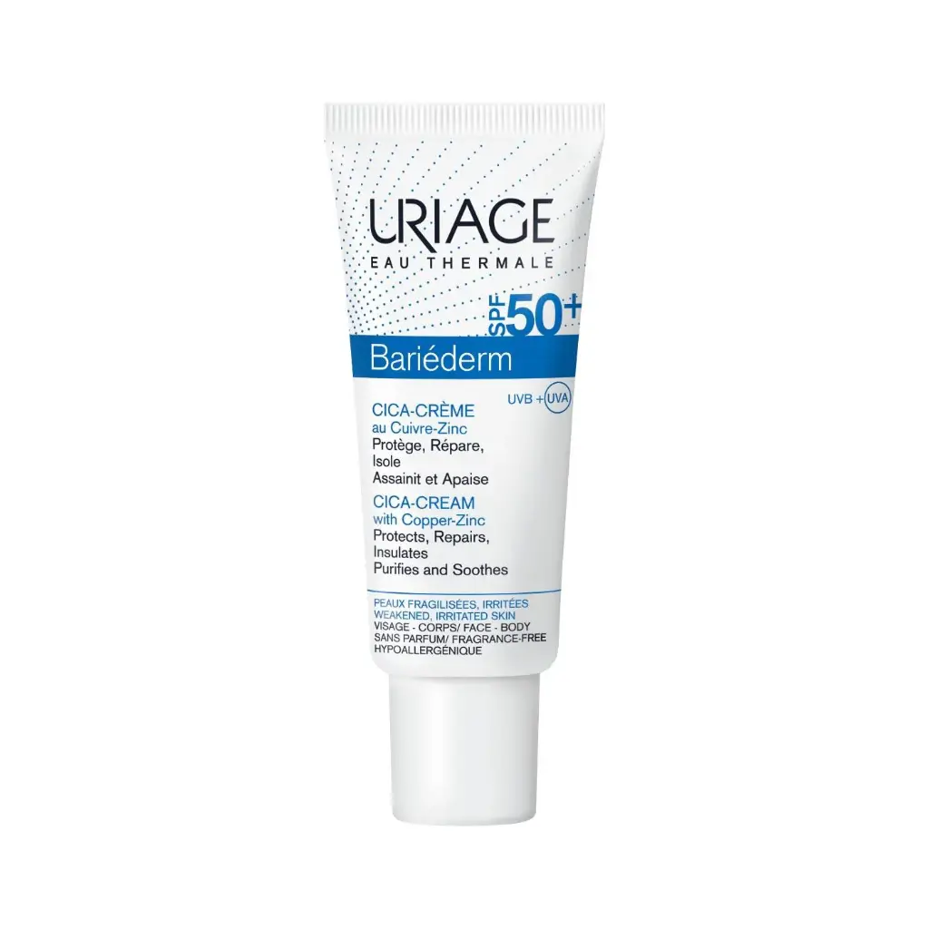 Uriage BARIEDERM CICA Cream with Copper-Zinc SPF50+ - 40ml