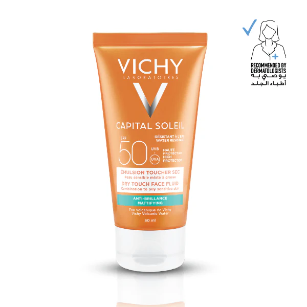 Vichy Capital Soleil Dry Touch Anti Shine Sunscreen for Combination to Oily Skin SPF50 - 50ml