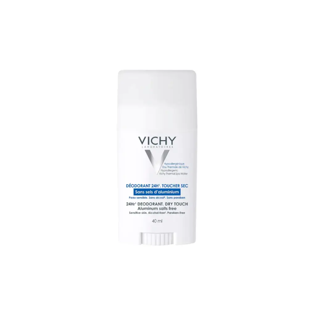Vichy 24 Hour Mineral Aluminium Free Deodorant Stick for Sensitive Skin - 40ml