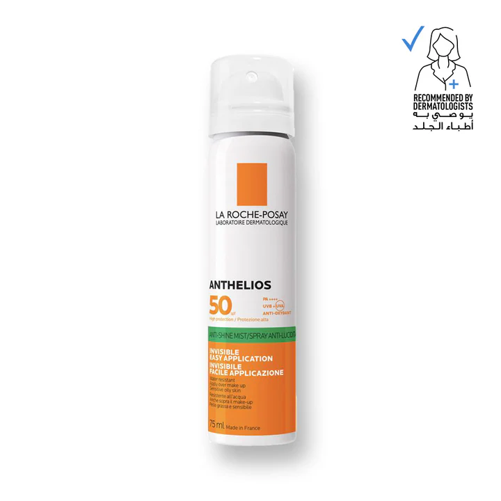 La Roche-Posay Anthelios Invisible Sunscreen Face Mist SPF50 For All Skin Types - 75ml