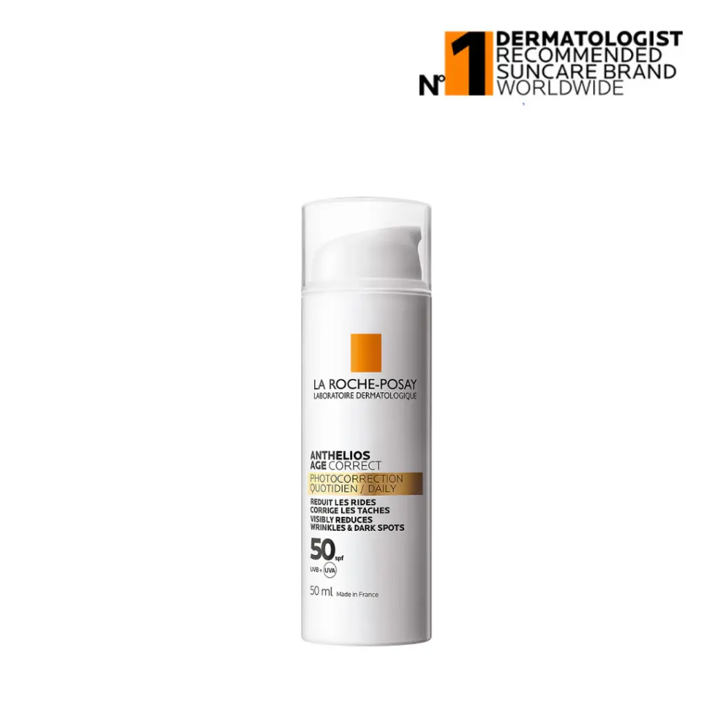 La Roche Posay Anthelios Age Correct SPF50 Anti Ageing Invisible Sunscreen with Niacinamide - 50ml