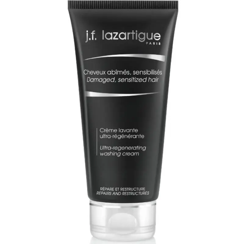 J.F Lazartigue Damaged Sensitized Hair - Ultra-Regenerating Washing Cream - 150 ml