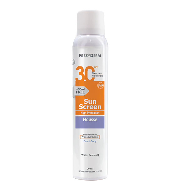 Frezyderm Sunscreen Mousse SPF 30 - 250ml