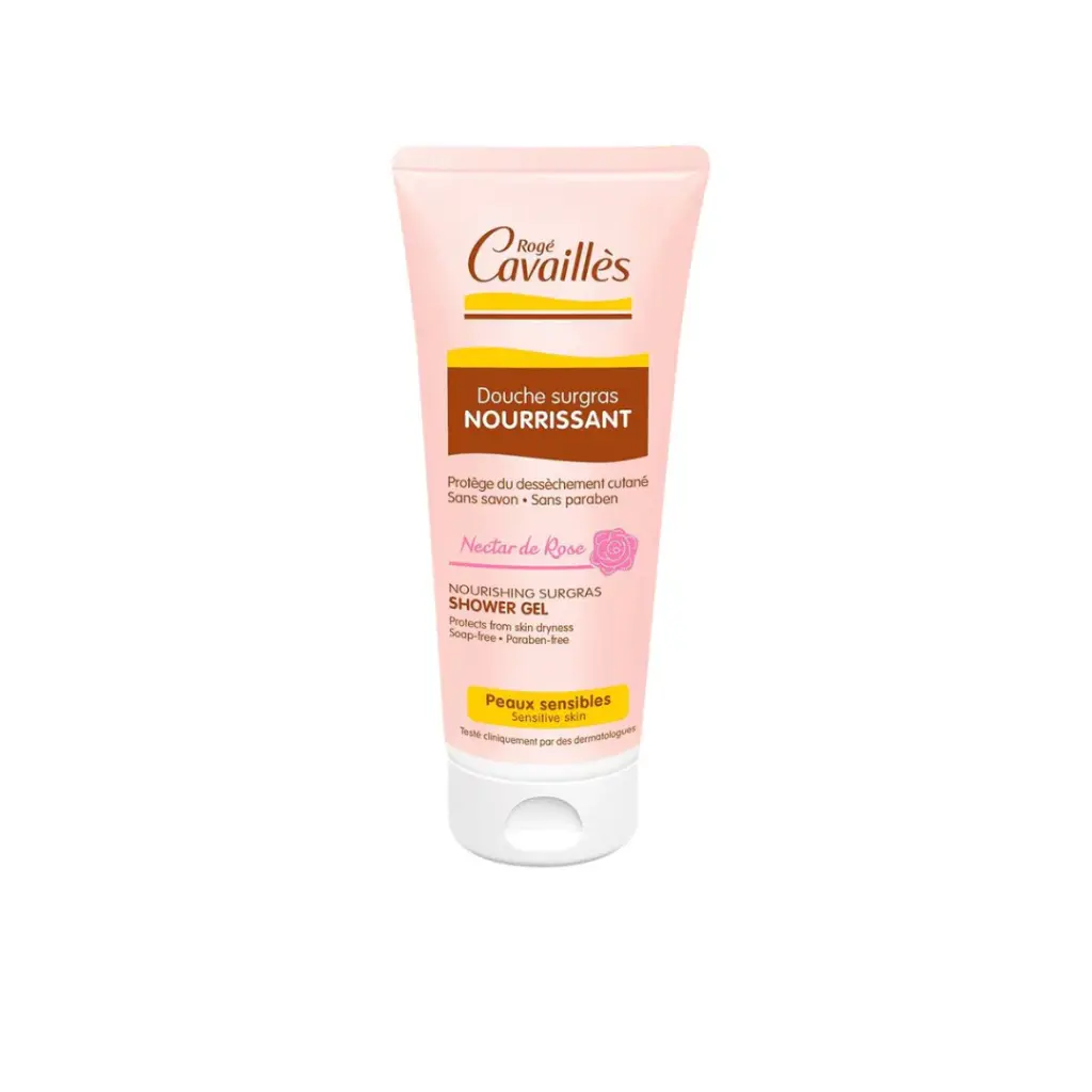Roge Cavailles Rose Nectar Shower Gel for Sensitive Skin - 200ml