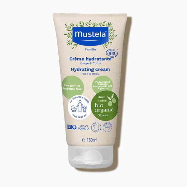 Mustela Certified Organic Hydrating Cream Face & Body – 150ml 