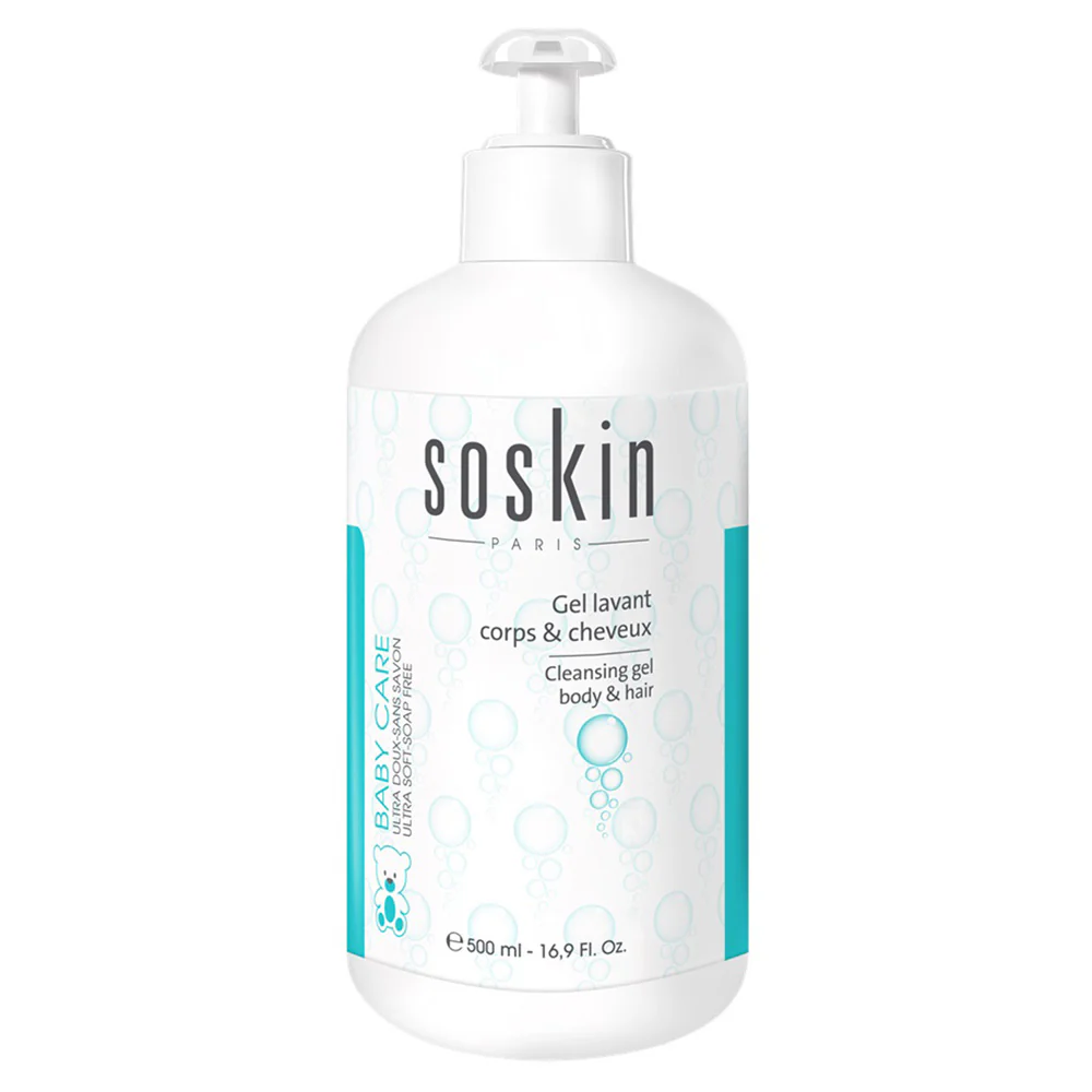 Soskin Baby Shampoo Hair And Body - 500ml
