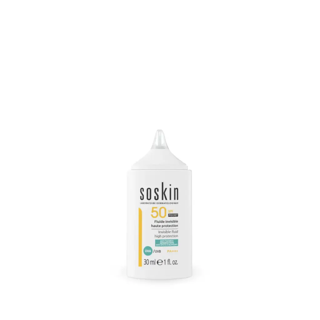 Soskin Invisible Fluid Sunscreen SPF 50 High Protection - 30ml