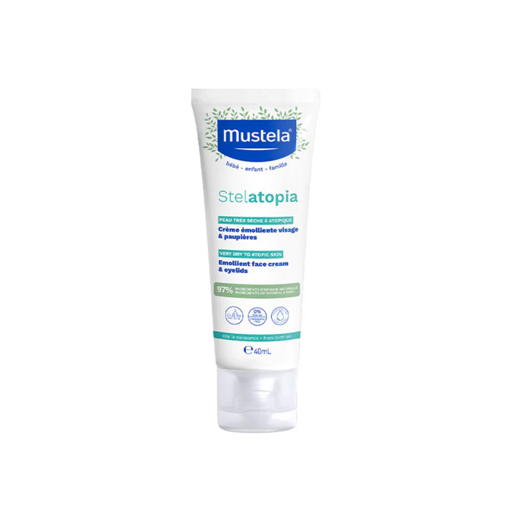 Mustela Selatopia Face Emolient Cream - 40ml