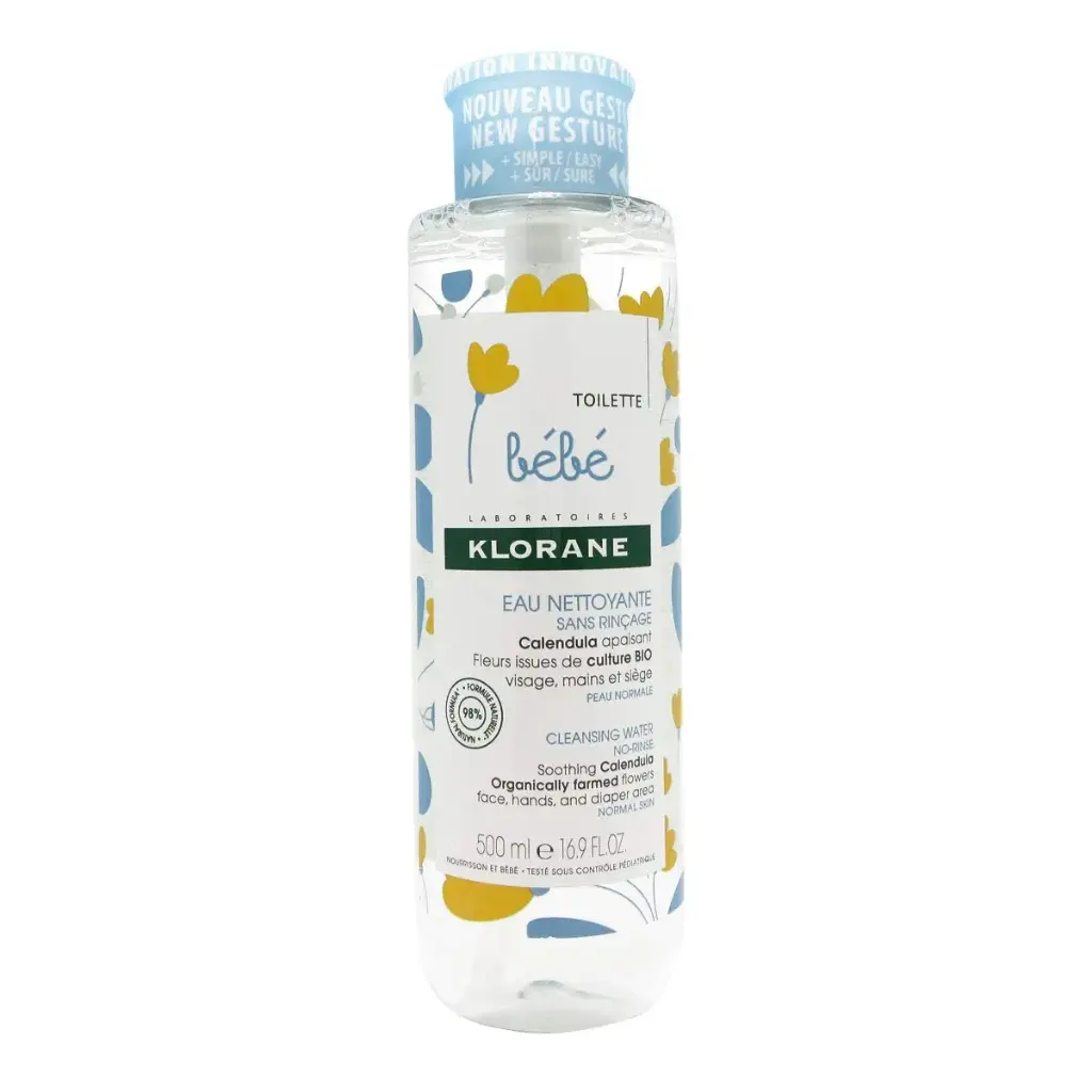Klorane Baby Cleansing Water with Well Pump - 500ml