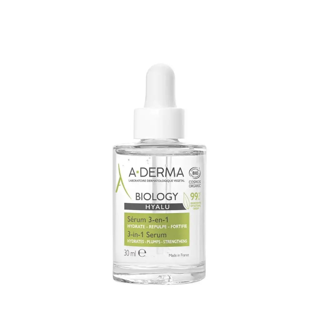 A-derma Biology Hyalu 3 in 1 Serum with Hyaluronic Acid -30ml 