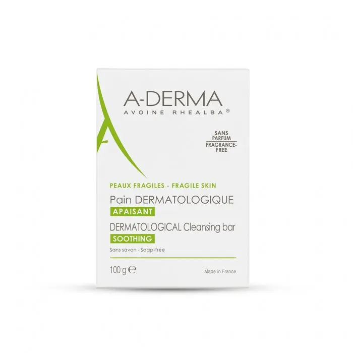 A-derma Dermatological Cleansing Bar - 100g