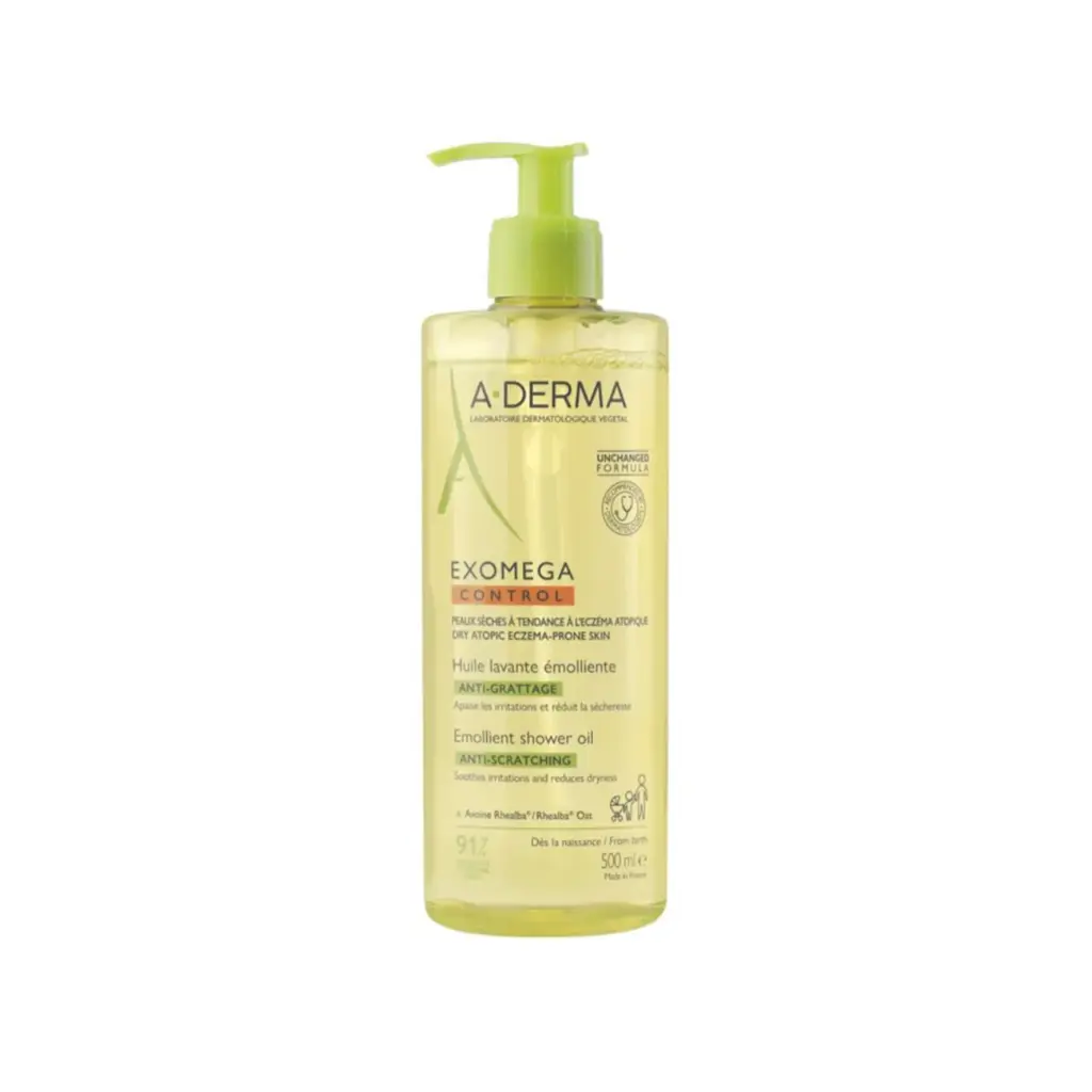 A-Derma Exomega Control Emollient shower oil