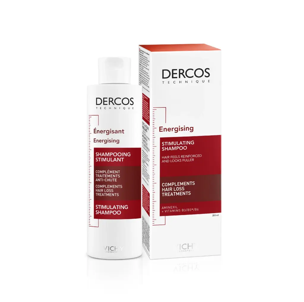 Vichy Dercos Energy + Stimulating and Anti Hair Loss Shampoo with Aminexil