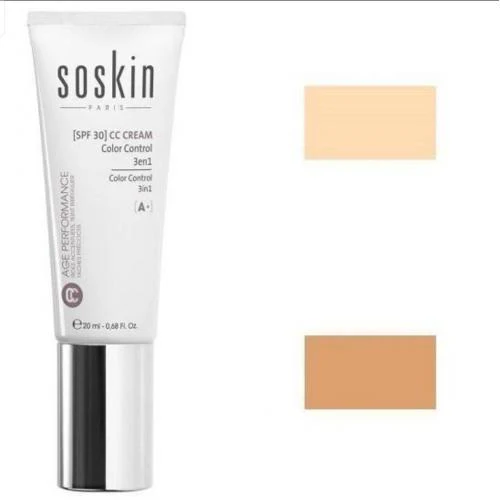 Soskin Age Performance CC Cream SPF30 Color Control 3in1