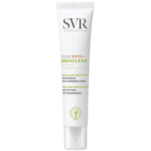[SVR014] SVR Sebiaclear Cream SPF50 High Sun Protection Mattifying Anti-Blemish - 50ml