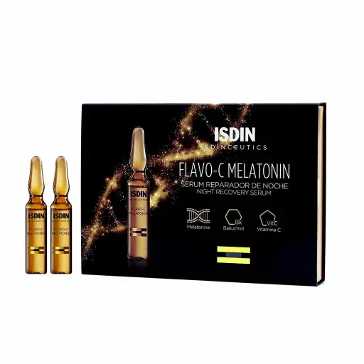 [IDN002] Isdin Flavo-C Melatonin Night Recovery Serum - 10 Ampoules*2ml