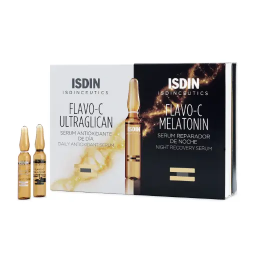 [IDN003] Isdinceutics Flavo-C Melatonin & Ultraglican 2ml*10