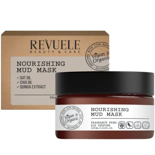 [RVL023] Revuele Vegan & Organic Nourishing Mud Mask - 100ml
