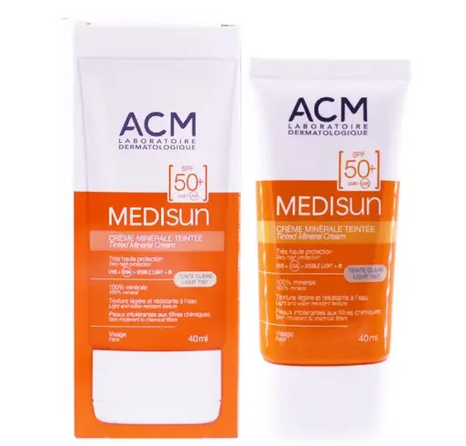[ACM007] ACM Medisun Tinted Mineral Cream Light Tint SPF50 - 40ml