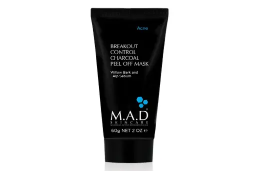 [MAD017] M.A.D Acne Breakout Control Charcoal Peel Off Mask - 60g
