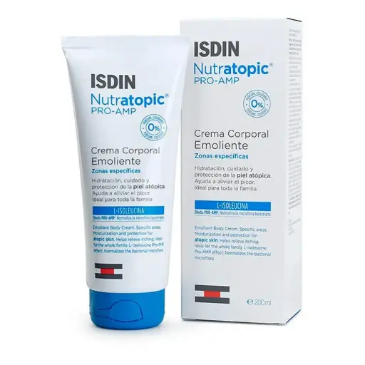 [IDN026] Isdin Nutratopic Pro-Amp Emollient Cream Atopic Skin - 200ml