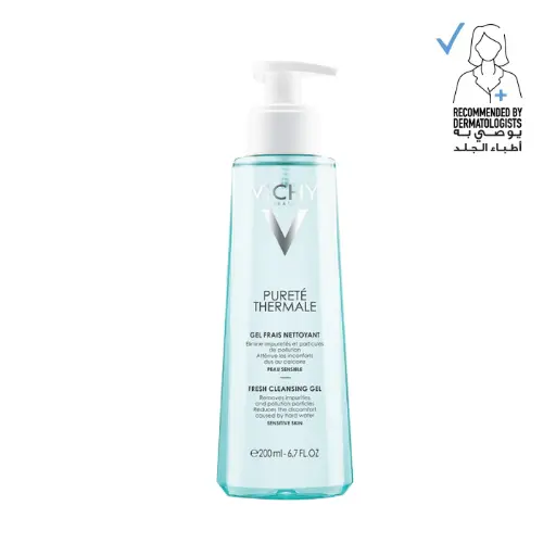 [VCY003] Vichy Purete Thermale Fresh Cleansing Gel for Normal/Combination Skin With Vitamin B5 - 200ml