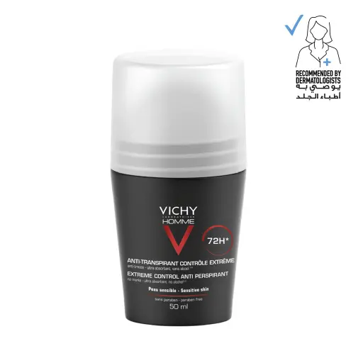 [VCY019] Vichy Homme 72 Hour Deodorant Anti Perspirant Soothing Effect for men - 50ml