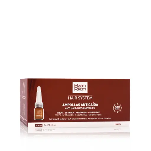 [MTD020] MartiDerm Hair System Anti Hair-Loss Ampoules 14 Ampoules x 3ml