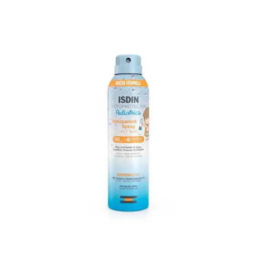 [IDN042] Isdin Fotoprotector Transparent Spray Wet Skin Pediatrics SPF 50 - 250ml