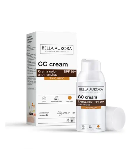 [BLA009] Bella Aurora Dark Spot CC Cream Medium Shade SPF50+ - 30 ml