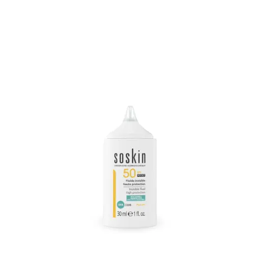 [SKN066] Soskin Invisible Fluid Sunscreen SPF 50 High Protection - 30ml