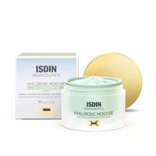 [IDN056] ISDIN Isdinceutics Hyaluronic Moisture Cream Oily & Combination Skin – 50g 